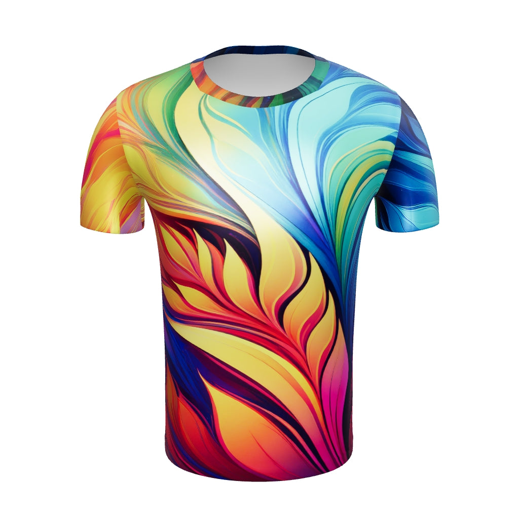 Abstract Rainbow Tee
