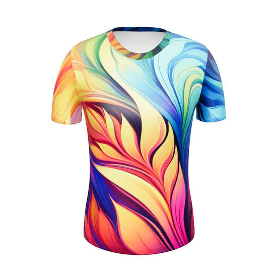 Women's Abstract Rainbow Tee