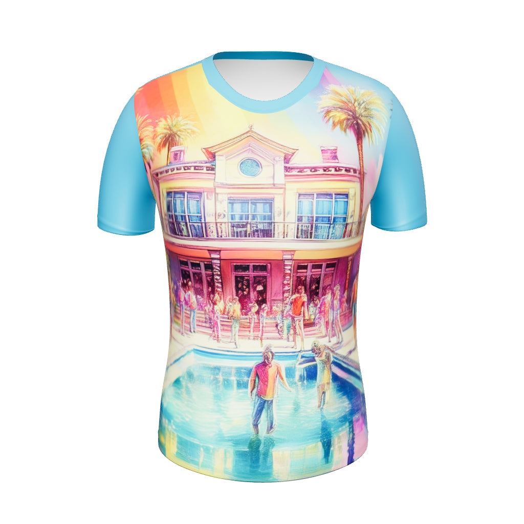 Women's Rainbow Mansion Party Tee